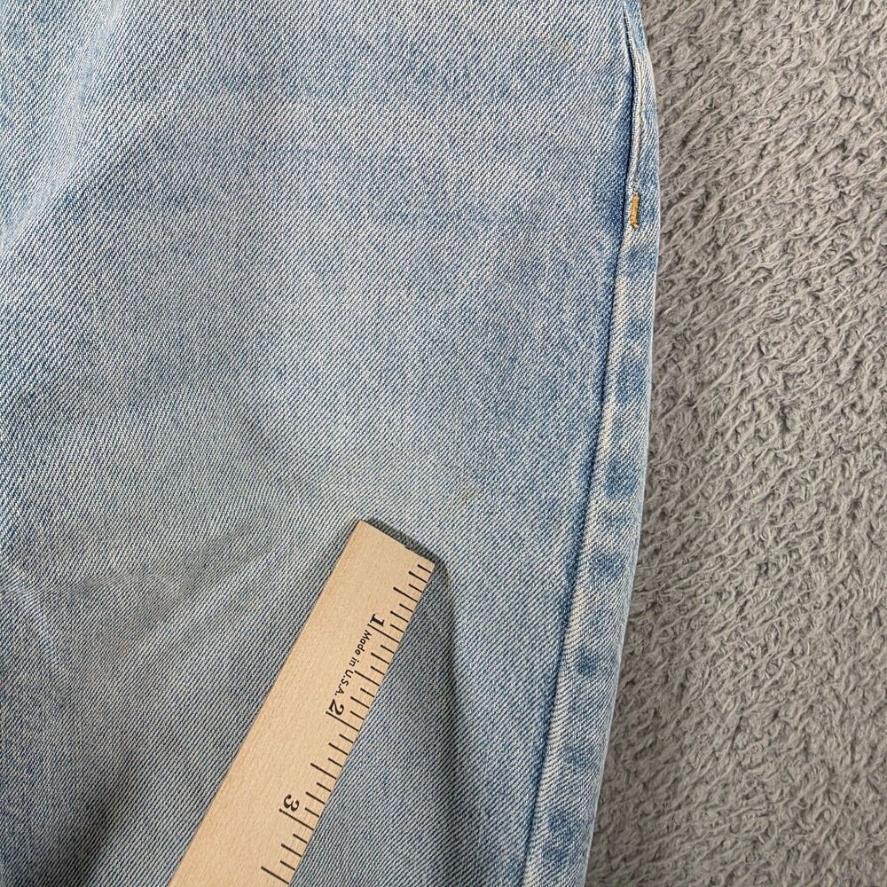 Revice Denim Jeans Yin Yang Crops Size 28 Tokyo Wash Two Tone Blue Zip Detail - Picture 14 of 15